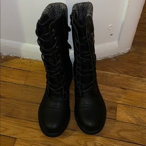 Black Combat Boots